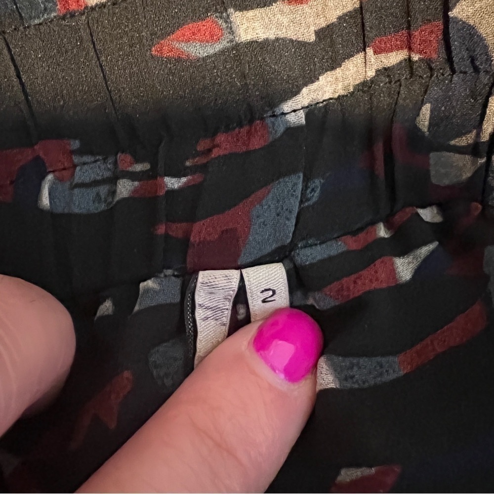 IRO Colorful Print Drawstring Pants - Picture 5 of 7